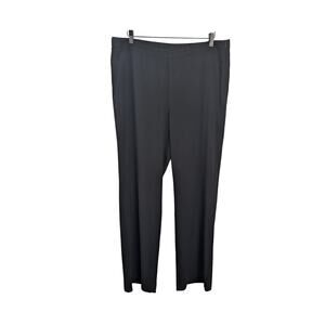 NWT J. Jill Black Lightweight Side Zip Wide Leg Pant